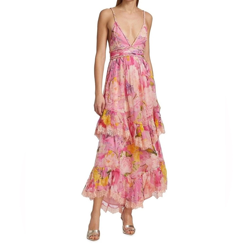 Revolve Rocco Sand Summer Maxi Dress